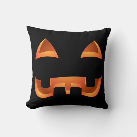 Halloween Coussin potiron cadeaux Jack-o-lanterne  (Recto)