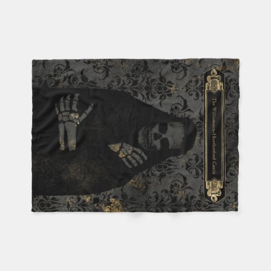 Halloween | Couverture polaire | Faucheuse (Devant (Horizontal))