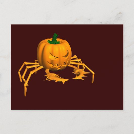 Halloween Crab Briefkaart (Voorkant)