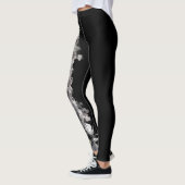 Halloween Crâne conception Leggings (Gauche)