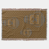 Halloween Crâne lancer couverture (Devant)