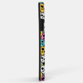 Halloween crâne rose gothique Coque-Mate coque iph (Dos/Droite)