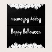 Halloween crânes blancs noirs empiler sur mesure (Outside Unfolded)