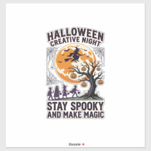 Halloween Creatieve Shirt Vintage Griezeldolle Maa Sticker