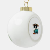 Halloween Creepin It Real! Nurse Edition Classic T Keramische Bal Ornament (Links)