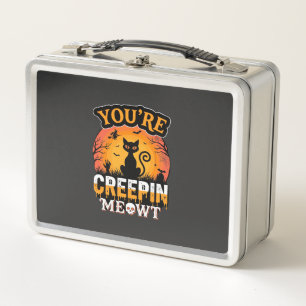 Halloween Creepin Meowt Zwarte Kat Heks Design