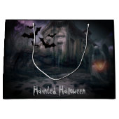 Halloween Creepy Haunted Mansion Groot Cadeauzakje (Voorkant)