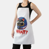 Halloween Creepy Kawaii Evil Black Cat Knife Schort (Insitu)