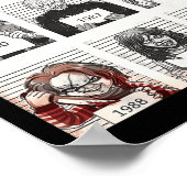 Halloween Creepy Legends Killer Mugshots Horror Fa Poster (Hoek)