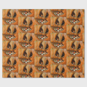 Halloween Creepy Pumpkin Bugs Cadeaupapier