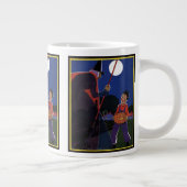  Halloween, Creepy Witch met Boy Extra Grote Beker (Rechts)