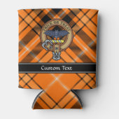 Halloween Crest over Tartan Bottle Cooler (Voorkant)