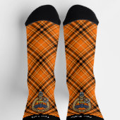 Halloween Crest over Tartan Socks Sokken (Top)