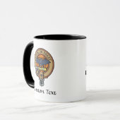 Halloween Crest sur Tartan Mug (Devant gauche)