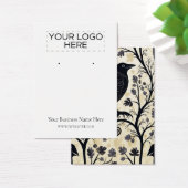 Halloween Crow Raven Oorbel Display Kaart (Bureau)