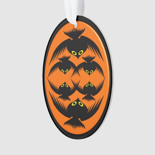 Halloween Crows Acryl Ornament (voorkant)