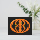 Halloween Crows Briefkaart (Staand voorkant)