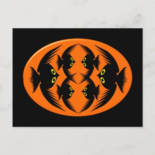 Halloween Crows Briefkaart (Voorkant)