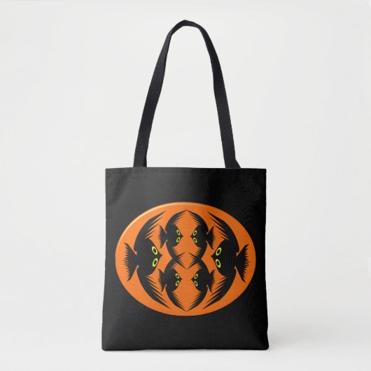 Halloween Crows Canvas tas (Voorkant)