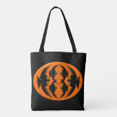 Halloween Crows Canvas tas (Achterkant)