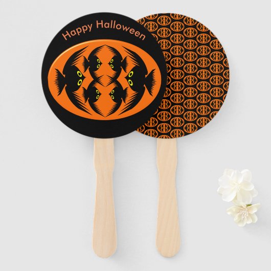 Halloween Crows Custom Hand Fan Handwaaier (Voorkant en achterkant)
