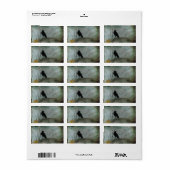 Halloween Crows Etiket (Full Sheet)