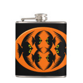 Halloween Crows Flask Heupfles (Voorkant)