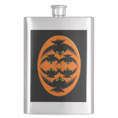 Halloween Crows Flasks Heupfles (Voorkant)