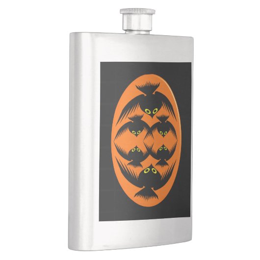 Halloween Crows Flasks Heupfles (Rechts)