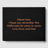 Halloween Crows Guestbook Gastenboek (Achterkant)