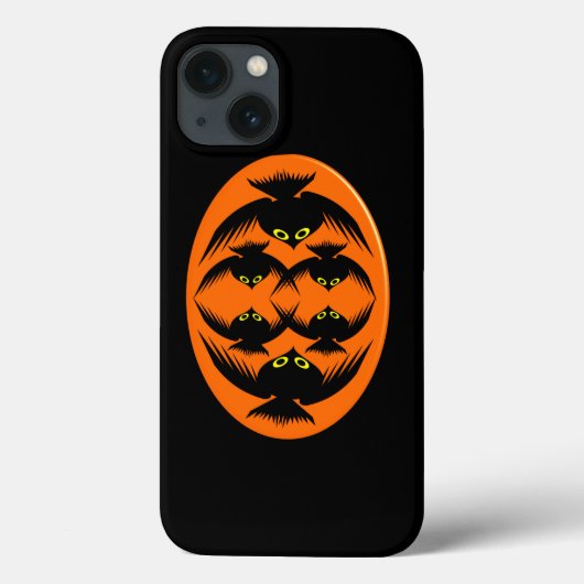 Halloween Crows iPhone Case (Achterkant)