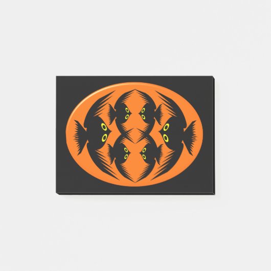 Halloween Crows Post merkt Pad op Post-it® Notes (Voorkant)