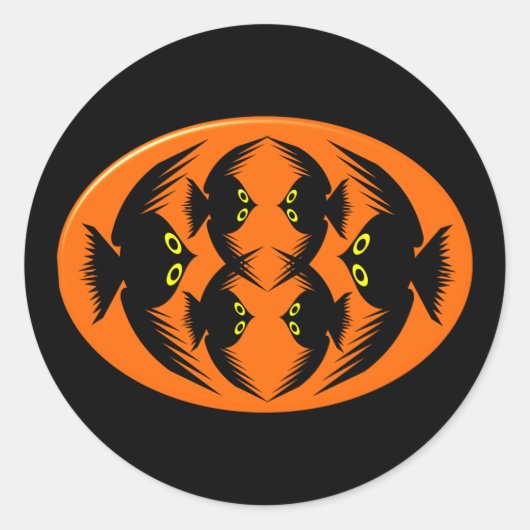 Halloween Crows Sticker (Voorkant)