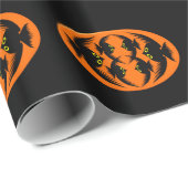 Halloween Crows Wrapping Paper Cadeaupapier (Rol Hoek)