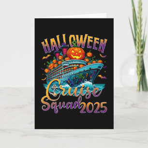 Halloween Cruise Squad 2025 Vakantie Matching Fami Kaart