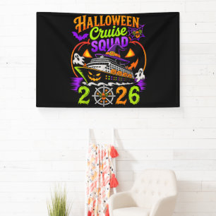 Halloween Cruise Squad 2026 Matching Cruisen Spandoek