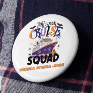 Halloween Cruise Squad Aangepast Ronde Button 7,6 Cm