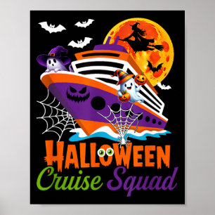 Halloween Cruise Squad Boe Geesten Heks Horror Poster