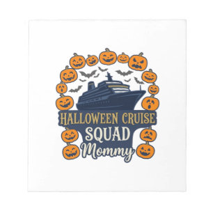 Halloween Cruise Squad Moeder Schip Pompoenen Vlee Notitieblok