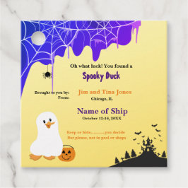 Halloween Cruising Duck Label