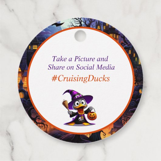 Halloween Cruising Duck Labels (Achterkant)