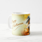 Halloween cup with cute animals koffiemok (Voorkant links)