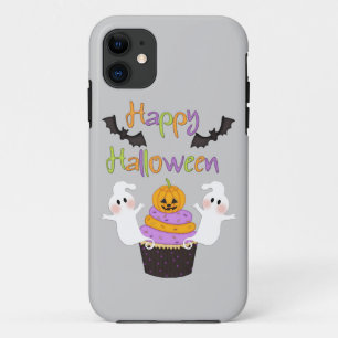 Halloween Cupcake-teken iPhone 11 Hoesje