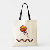 Halloween Custom Name Treat Tote Bag (Achterkant)