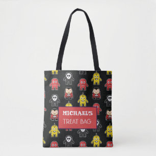 Halloween Custom Treat & Snoep Canvas tas