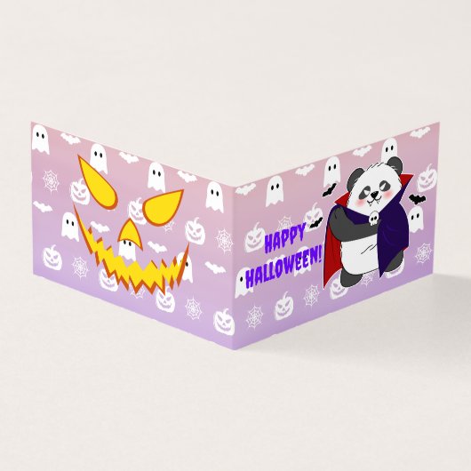 Halloween Cute Baby Panda Dracula Vampire (Outside)