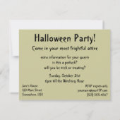  Halloween, Cute Black Cat in a Pumpkin Kaart (Achterkant)