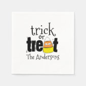 Halloween Cute Candy Corn Whimsical Servet (Voorkant)