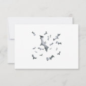 Halloween Cute Cartoon Witch Mouse Kaart (Achterkant)