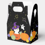Halloween Cute Cat in Witch Pet Bedankdoosjes (Geopend)